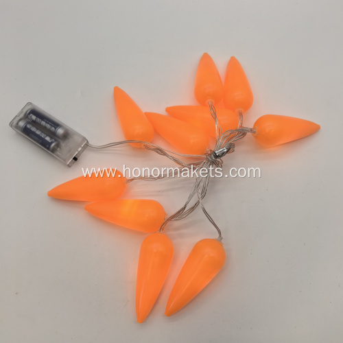 10PCS Carrots String Lights